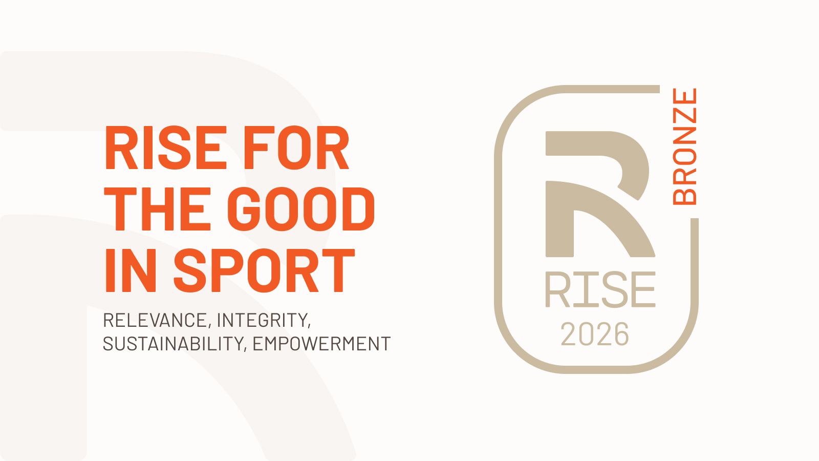 Labels Rise Company Quality Label - RISE - For the Good in Sport